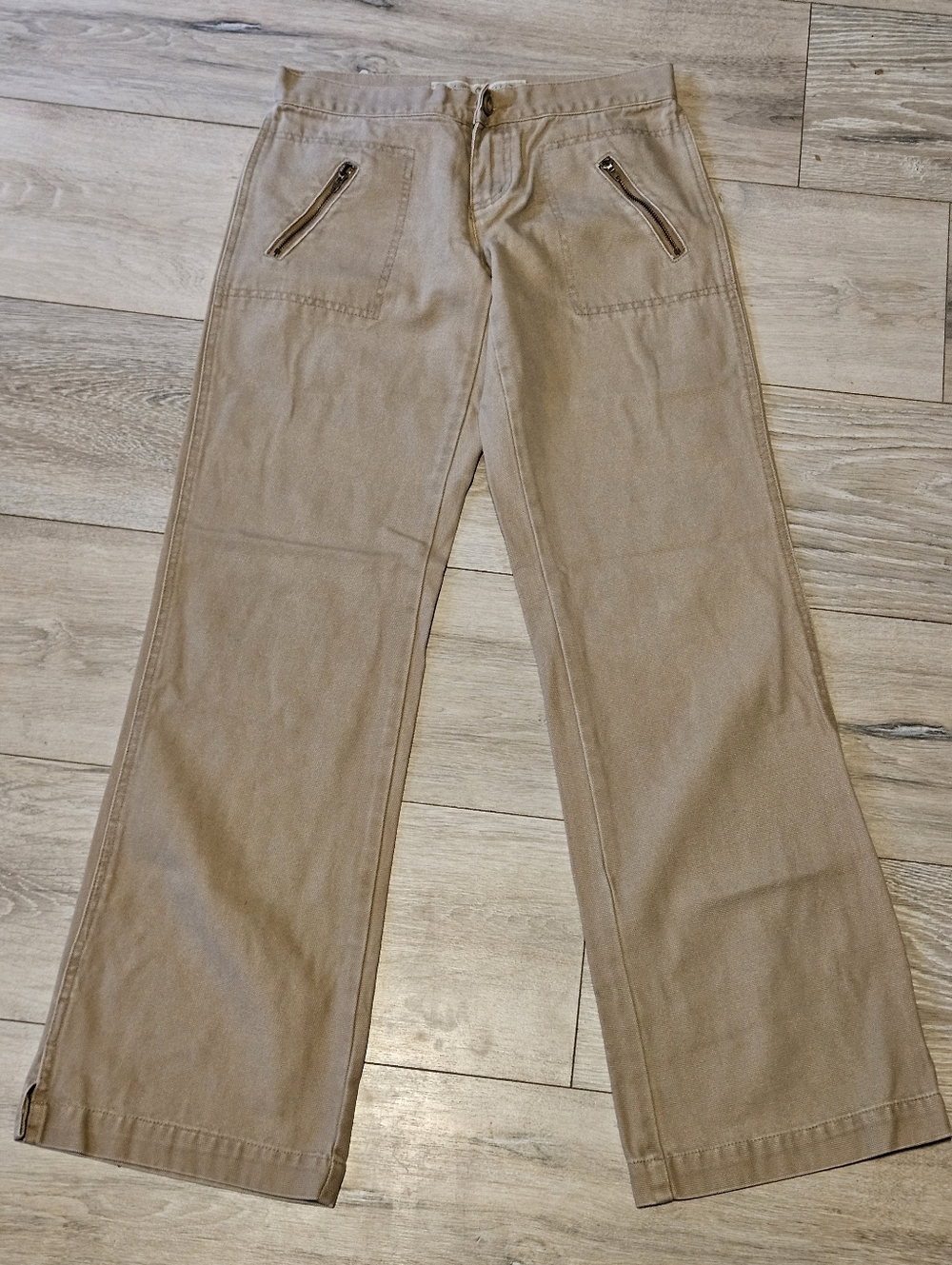 Cabela's Casuals Tan 100% cotton Mid-rise Jeans Women's Size 4